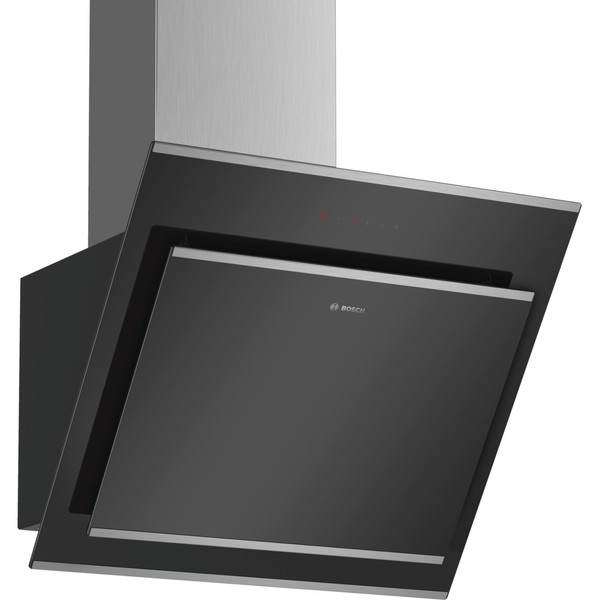 Bosch Serie 4 DWK67IM60 Wall-mounted 660m³/h A Black,Stainless steel cooker hood