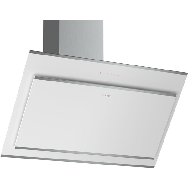 Bosch Serie 4 DWK97IM20 Wand-montiert 680m³/h A Edelstahl, Weiß Dunstabzugshaube