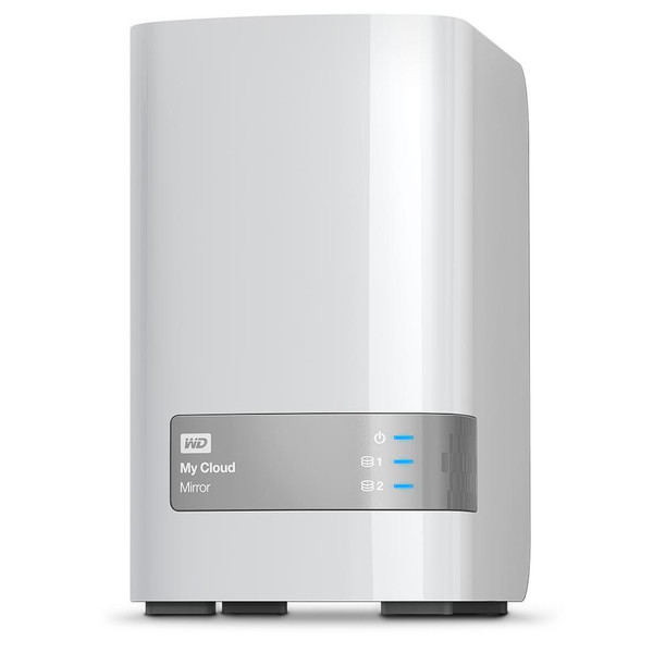 Western Digital MY CLOUD MIRROR 16TB Eingebauter Ethernet-Anschluss Silber Speichergerät für die persönliche Cloud