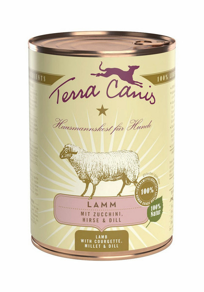 Terra Canis 140014 Lamm, Hirse 400g Erwachsener Hunde-Dosenfutter