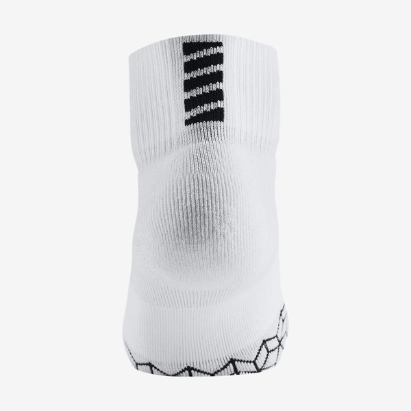 Nike Elite Cushion Quarter Black,White Unisex M Classic socks