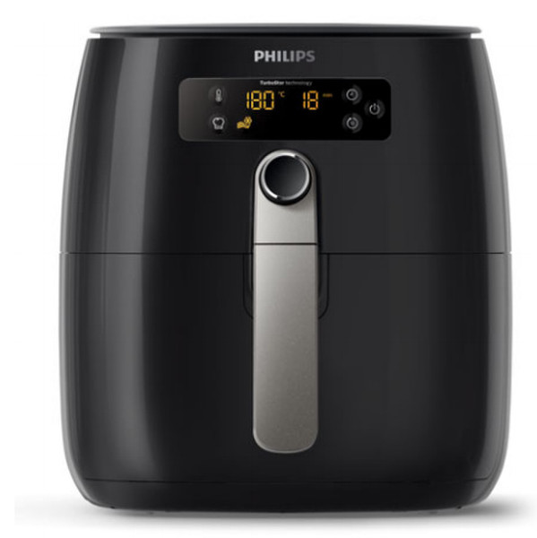Philips Avance Collection HD9643/17 Одиночный Отдельностоящий Low fat fryer 1425Вт Черный, Cеребряный обжарочный аппарат