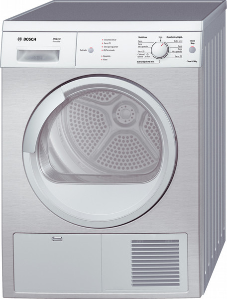 Bosch WTE8610XEE freestanding Front-load 8kg Stainless steel tumble dryer