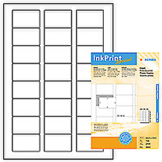 HERMA Inkjet labels white 53,3x33,8 InkPrint Special 2400 pcs.