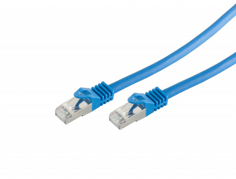 Helos 148655 2m Cat6a S/FTP (S-STP) Blue networking cable
