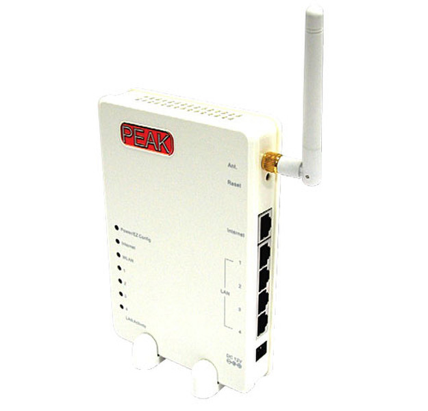 PEAK 802.11b/g Wireless B/Band Router White wireless router