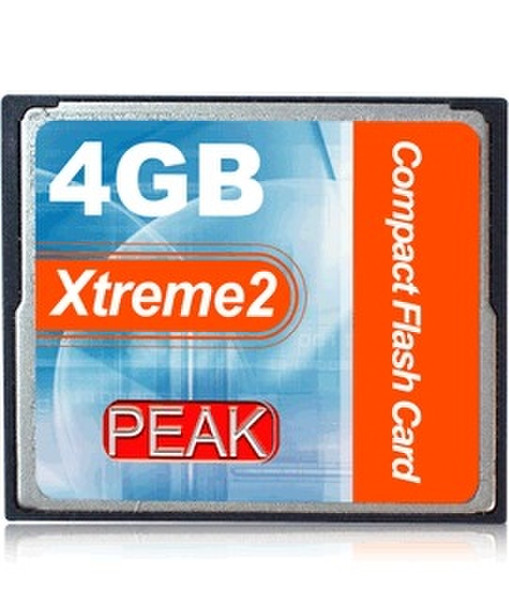 PEAK CompactFlash Card Xtreme2 266X 4GB 4ГБ CompactFlash карта памяти