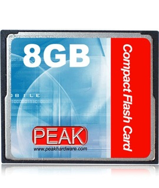 PEAK CompactFlash Card 8GB 8ГБ CompactFlash карта памяти
