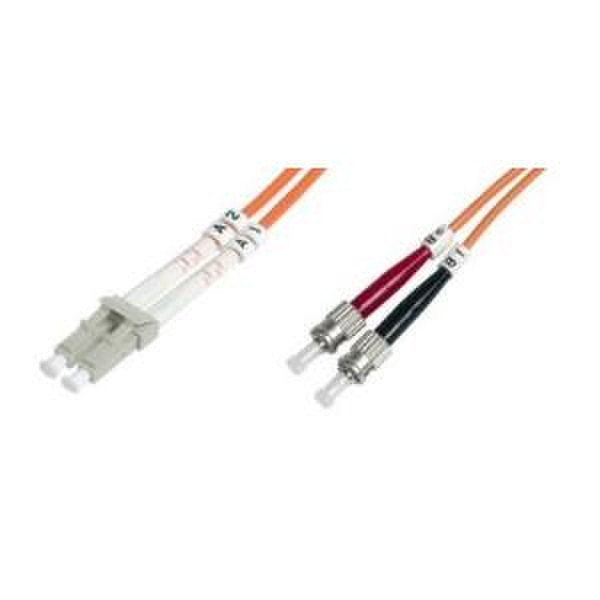Rotronic LWL-Kabel dupl. LC/ST 1m LC ST Orange fiber optic cable