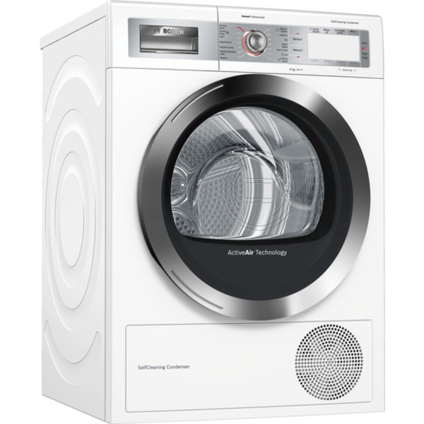 Bosch WTY88809ES Freistehend Frontlader 9kg A+++ Weiß Wäschetrockner