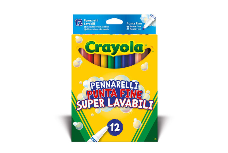 Crayola 7506 Fine Разноцветный 12шт фломастер