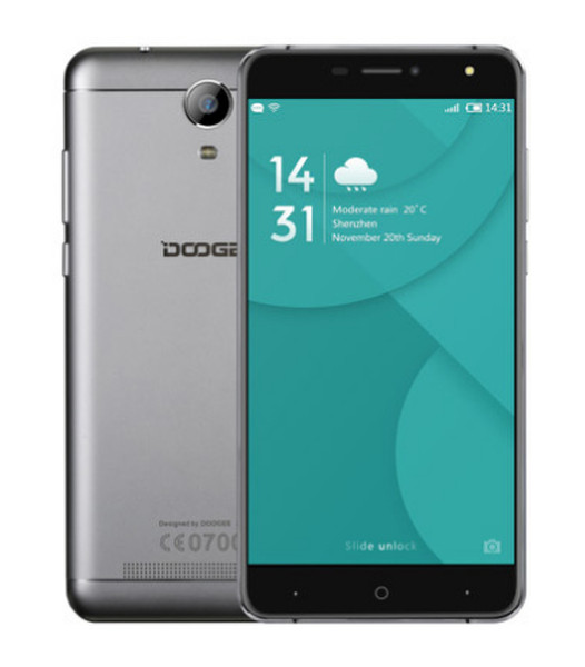 Doogee Mobile X7 Pro 4G 16GB Grau, Metallisch