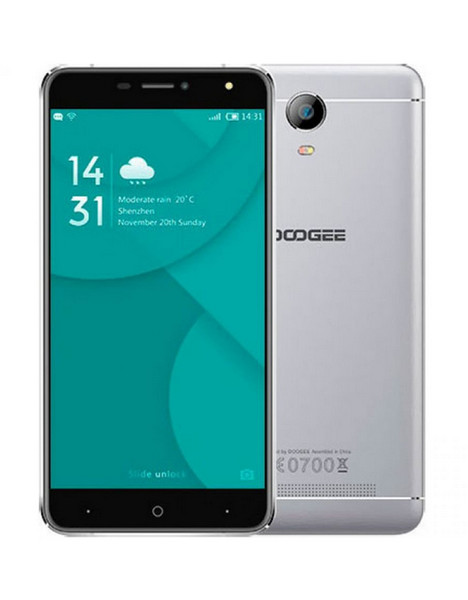 Doogee Mobile X7 Pro 4G 16GB Metallisch, Silber
