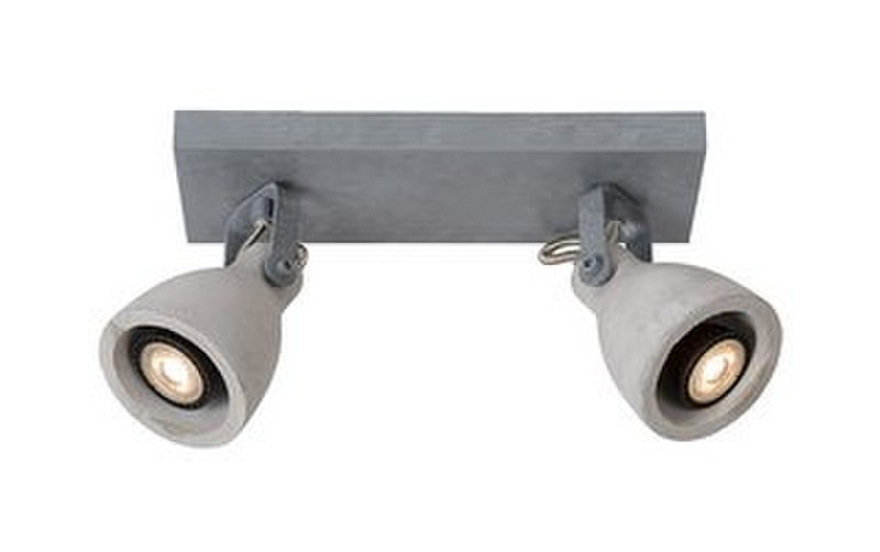 Lucide CONCRI-LED Indoor Rail lighting spot GU10 5W A+ Grey