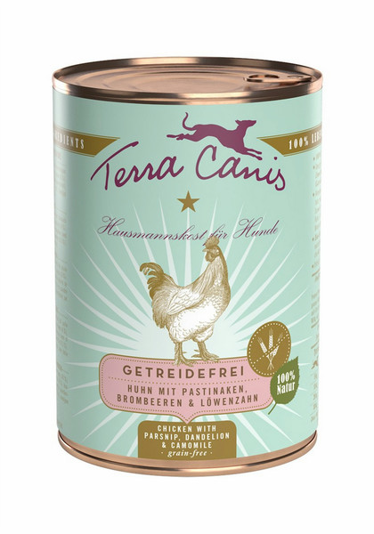 Terra Canis 140033 Ежевика, Курица 400г Для взрослых влажный корм для собак