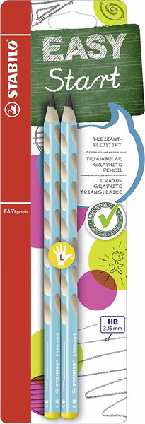 Stabilo EASYgraph 2B 2шт графитовый карандаш