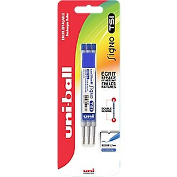 Uni-Ball UFR220/07 N Medium Black 3pc(s) pen refill