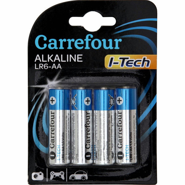 Carrefour 3270192676407 Щелочной 1.5В батарейки