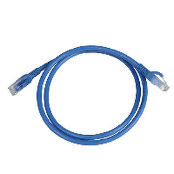 APC DC6PCURJ01BLM 1m Cat6 U/UTP (UTP) Blue networking cable
