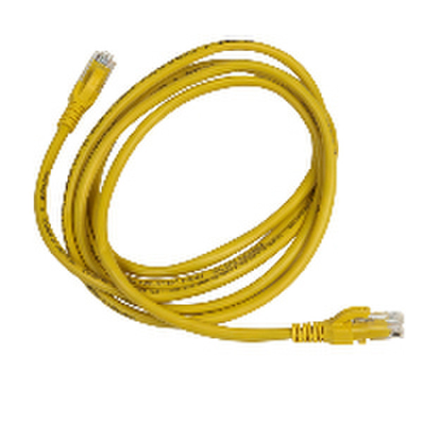 APC DCEPCURJ02YLM 2m Cat5e U/UTP (UTP) Yellow networking cable