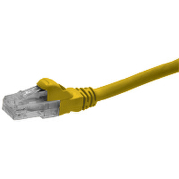 APC DCEPCURJ03YLM 3m Cat5e U/UTP (UTP) Yellow networking cable