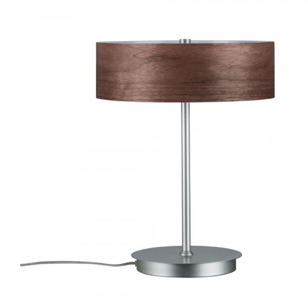 Paulmann 79684 E27 Chrome,Wood table lamp
