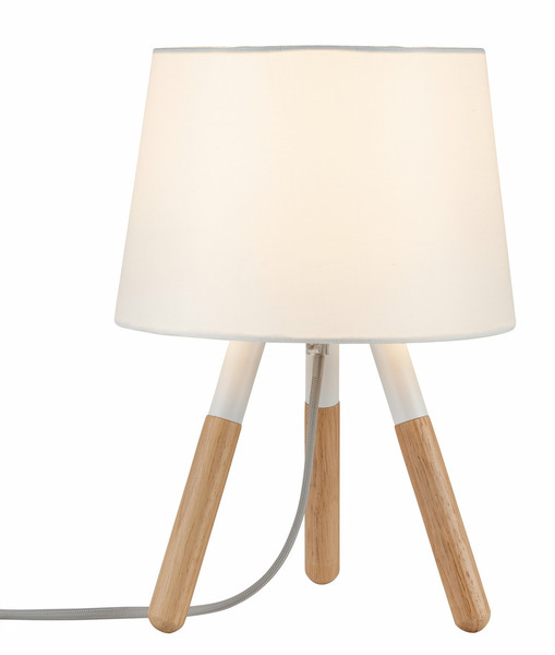 Paulmann 79646 E27 White,Wood table lamp