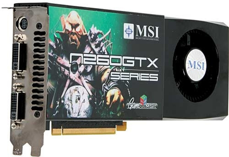 MSI N260GTX-T2D896 GeForce GTX 260 GDDR3