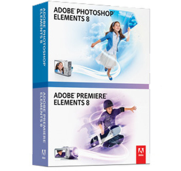 Adobe Photoshop Elements + Premiere Elements PHOTOSHOP ELEMENTS 8 & PREMIERE ELEMENTS 8 Win ES