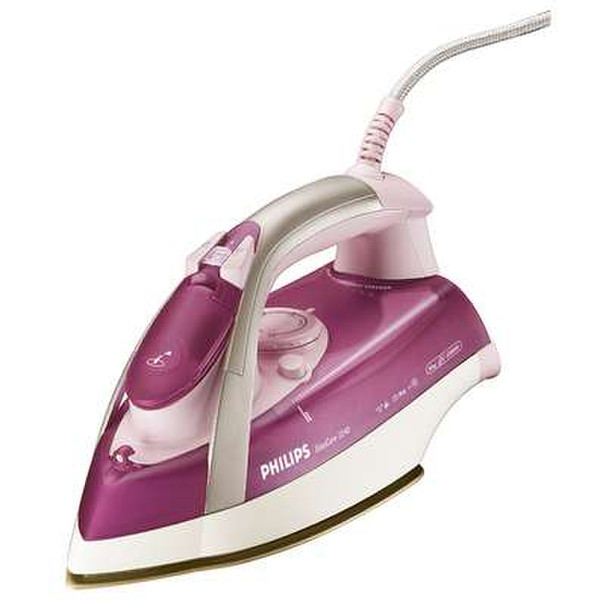 Philips EasyCare GC3240 Steam iron Purple,White