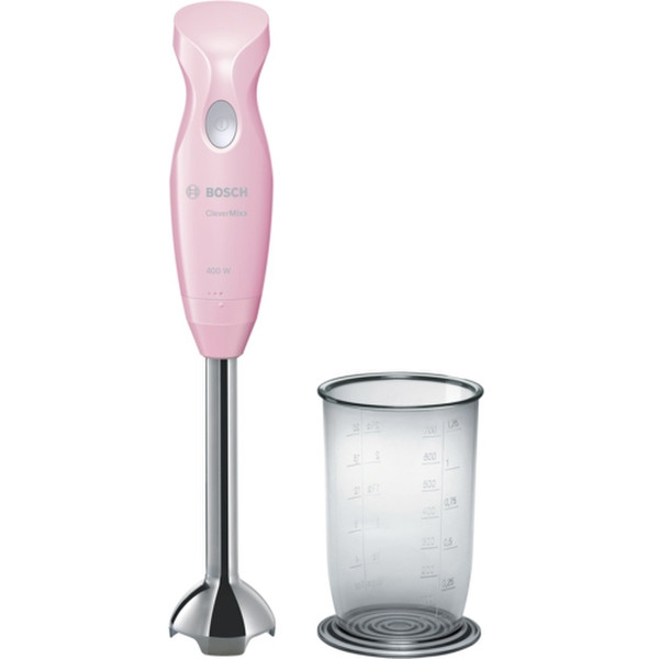 Bosch MSM2410K Immersion blender 400W Pink,Stainless steel blender