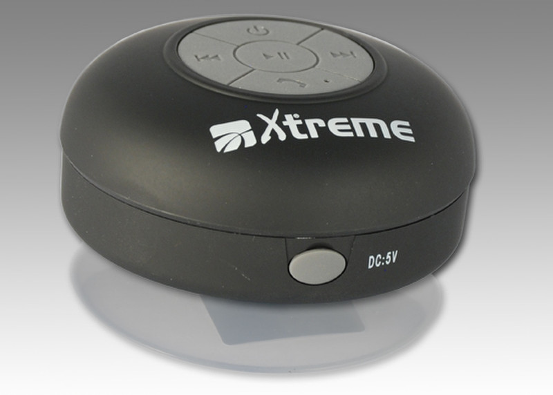 Xtreme 33137B Stereo 3W Sphärisch Schwarz Tragbarer Lautsprecher
