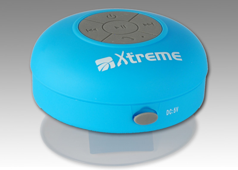 Xtreme 33137BL Stereo 3W Sphärisch Blau Tragbarer Lautsprecher