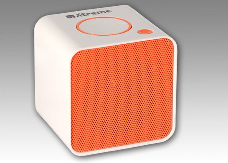 Xtreme 33139O Stereo 3W Kubus Orange Tragbarer Lautsprecher