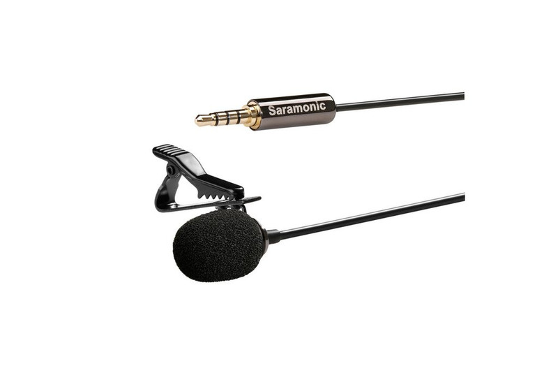 Saramonic SR-LMX1 Mobile phone/smartphone microphone Проводная Черный микрофон