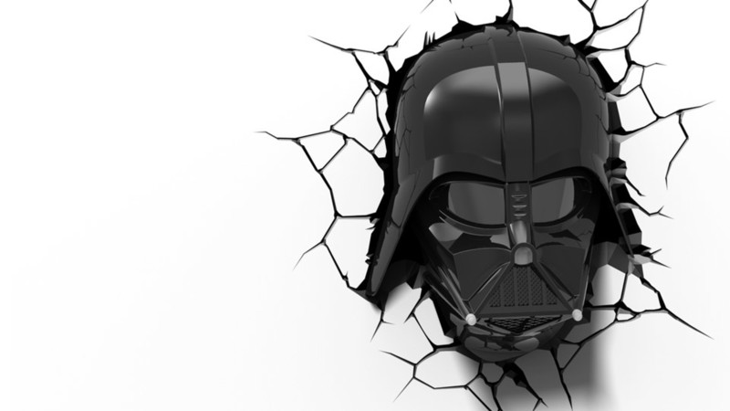 Eurobric 2000 Darth Vader Helmet Light decoration figure Для помещений LED Черный
