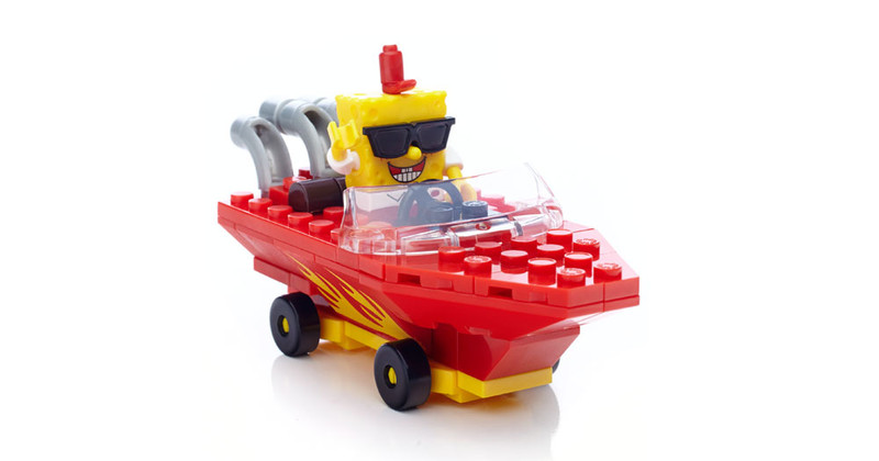 Mega Bloks SpongeBob Racer 74шт строительный конструктор