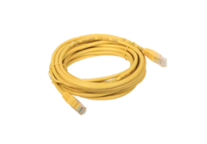 A-LAN KKU5ZOL0.5 0.5м Cat5e U/UTP (UTP) Желтый сетевой кабель