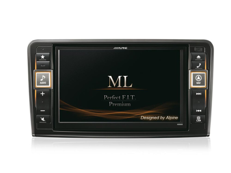 Alpine X800D-ML Fixed 8Zoll LCD Touchscreen Schwarz Navigationssystem