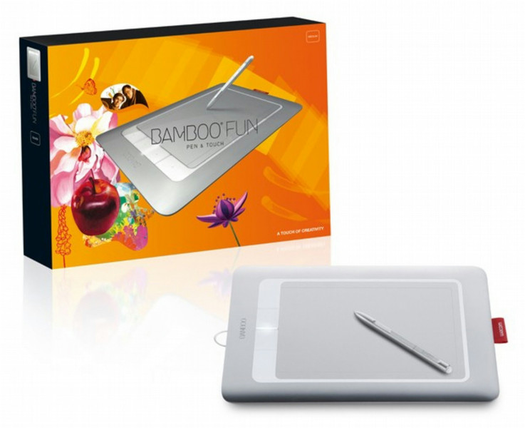 Wacom Bamboo Fun M Pen & Touch, UK 2540линий/дюйм 217 x 137мм USB графический планшет