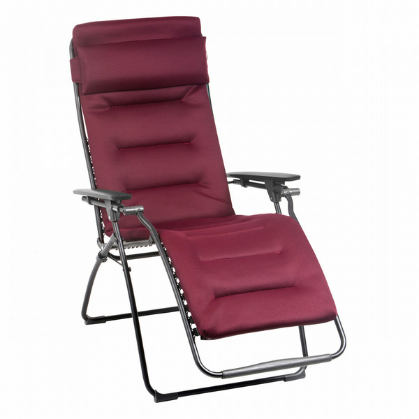 Lafuma Futura Lounge Padded seat Padded backrest Bordeaux outdoor chair