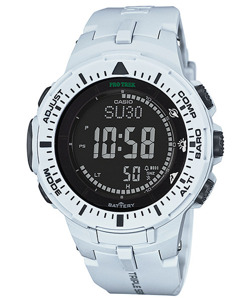 Casio PRG-300-7ER Armbanduhr Hart Solar Weiß Uhr