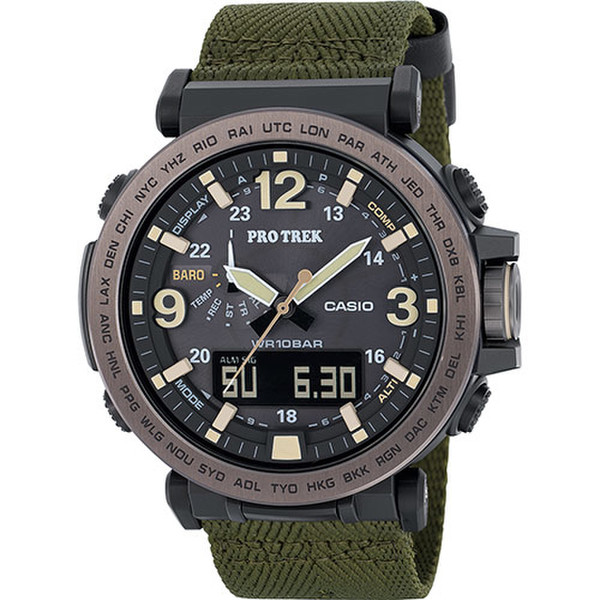 Casio PRG-600YB-3ER Wristwatch Tough Solar Black,Bronze watch
