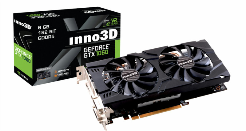 Inno3D N106F-5SDN-N5GS GeForce GTX 1060 6GB GDDR5 graphics card