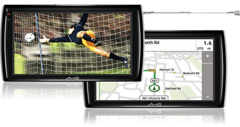 Mio Moov Spirit V735 TV Fixed 7Zoll Touchscreen 320g Navigationssystem