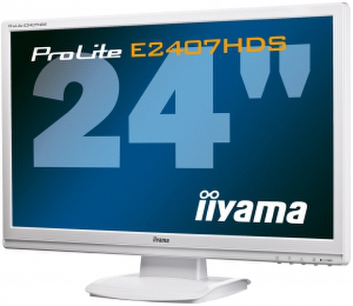 iiyama ProLite E2407HDS-W 24Zoll Weiß Computerbildschirm