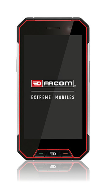 Facom F400 Dual SIM 4G 16GB Schwarz, Rot Smartphone