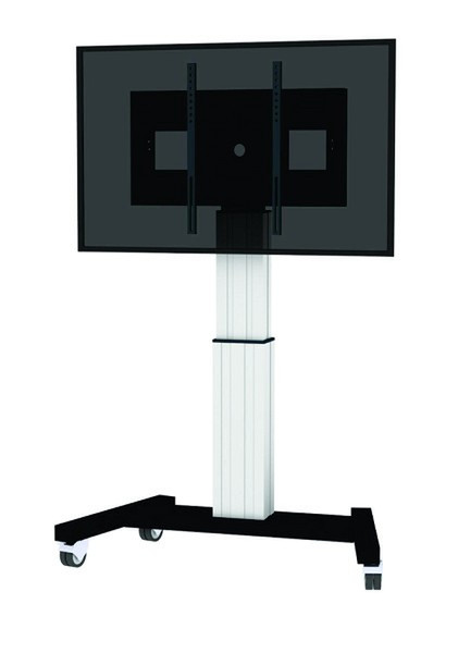 Newstar PLASMA-M2500SILVER 100Zoll Portable flat panel floor stand Schwarz, Weiß Flachbildschirm-Bodenhalter