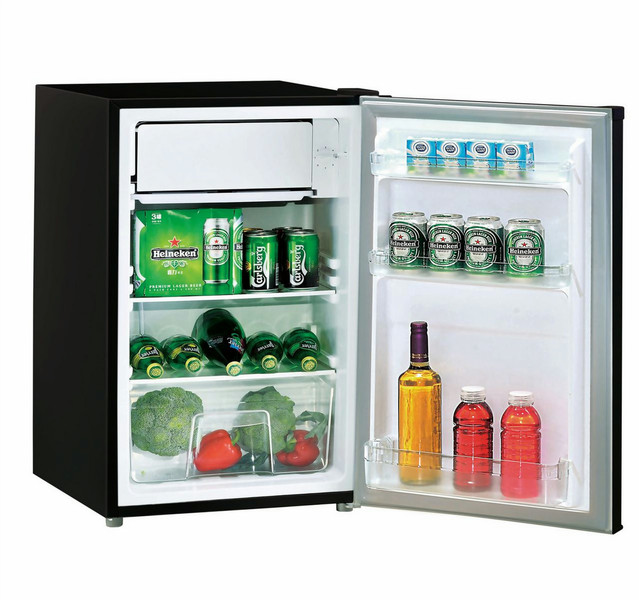 Guzzanti GZ 95B Отдельностоящий 80л A+ Черный комбинированный холодильник