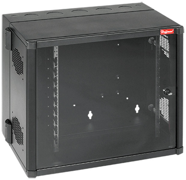 Hoffman EWMW242825 Wall mounted 12U Black rack